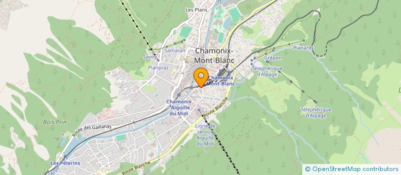 localisation de l'entreprise INDIVISION BEN SADOUN ET CHAMI  CHAMONIX-MONT-BLANC