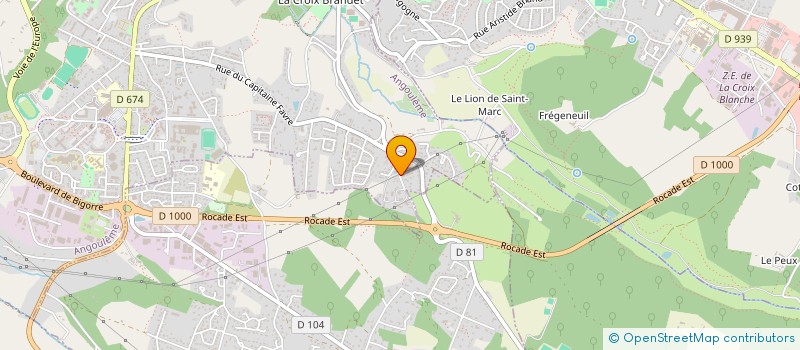 localisation de l'entreprise INDIVISION BENAHMED à ANGOULEME