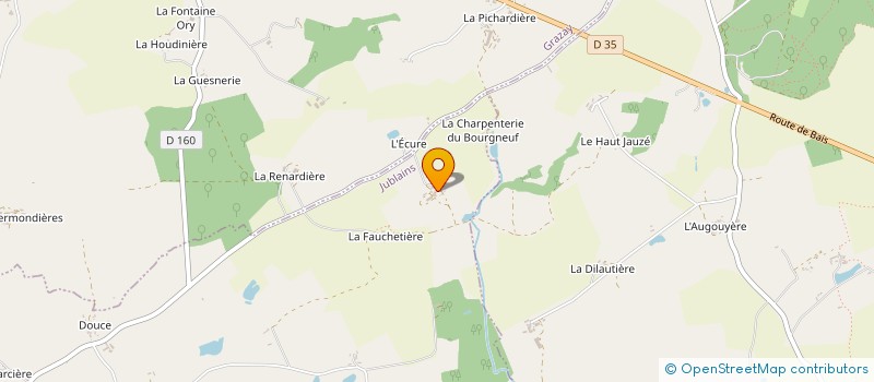 localisation de l'entreprise INDIVISION BENAUD VOLCLER à JUBLAINS