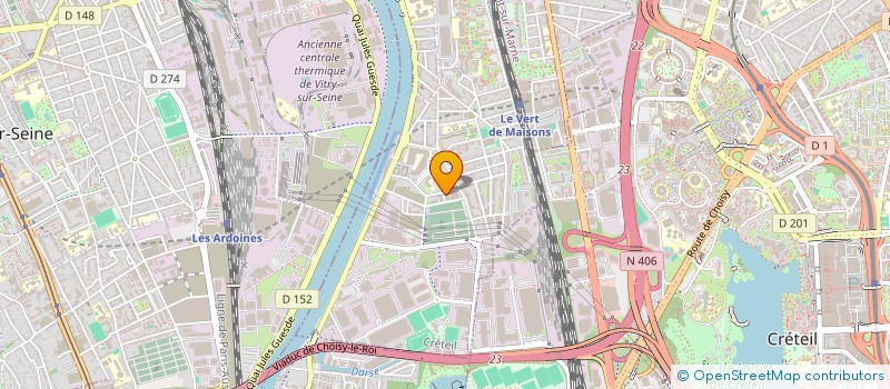 localisation de l'entreprise INDIVISION BENECH / BEAURAIN à ALFORTVILLE