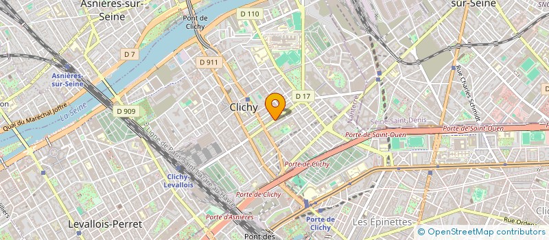 localisation de l'entreprise INDIVISION BENEDICTE ET DENIS JEANNIARD à CLICHY