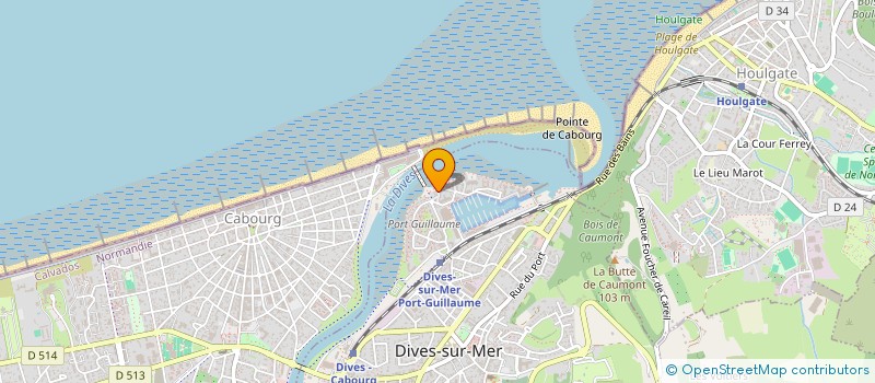 localisation de l'entreprise INDIVISION BENIS FOLLIOT  DIVES-SUR-MER