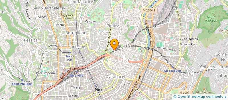 localisation de l'entreprise INDIVISION BENISTY-CHAUVIN  NICE