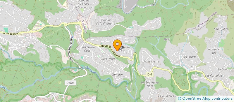 localisation de l'entreprise INDIVISION BENNETTS RYAN  BIOT