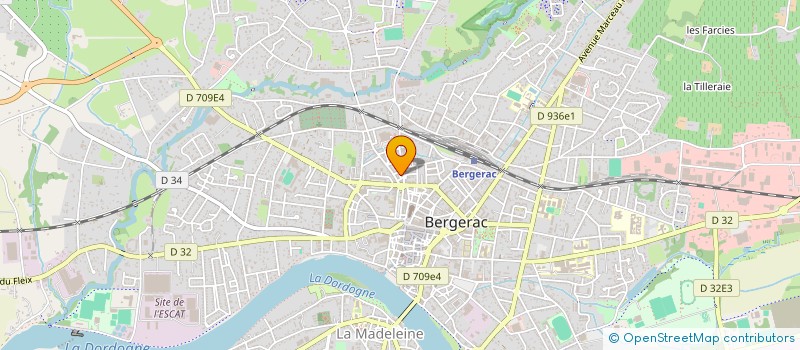 localisation de l'entreprise INDIVISION BENOIST-GIRONIERE ET CALLENS à BERGERAC