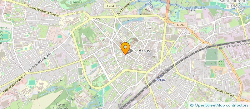localisation de l'entreprise INDIVISION BENOIT LESAGE à ARRAS