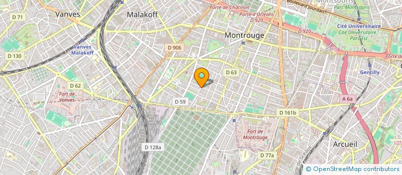 localisation de l'entreprise INDIVISION BENOIT VALERIE CHALAIN à MONTROUGE