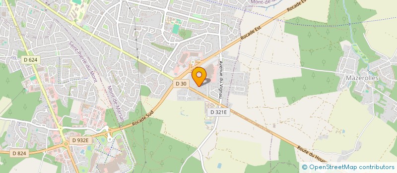 localisation de l'entreprise INDIVISION BENQUET  MONT-DE-MARSAN