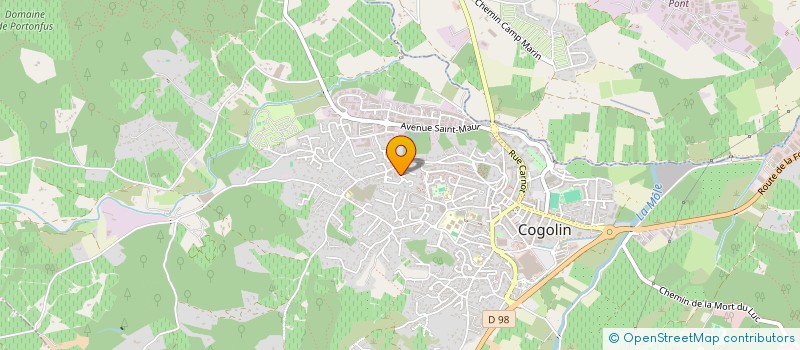 localisation de l'entreprise INDIVISION BENSE/PY  COGOLIN