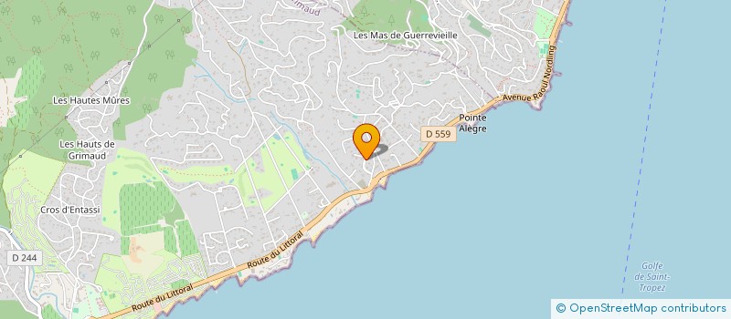 localisation de l'entreprise INDIVISION BENSOUSSAN  GRIMAUD