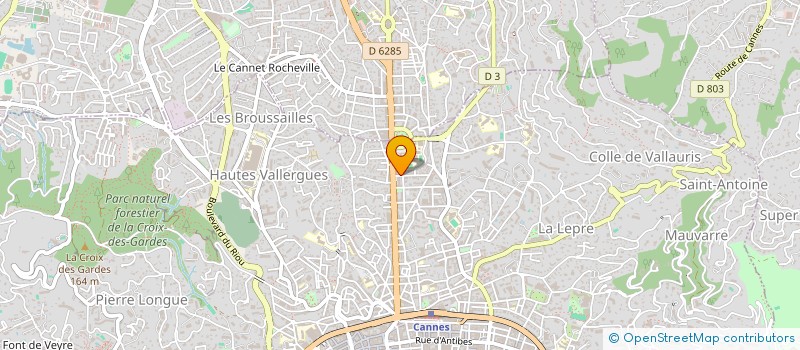 localisation de l'entreprise INDIVISION BENSOUSSAN MOUCHNINO à CANNES