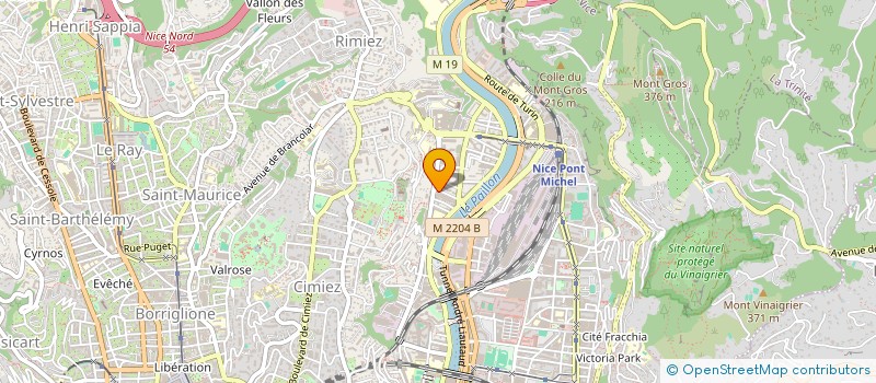 localisation de l'entreprise INDIVISION BENVENUTI à NICE