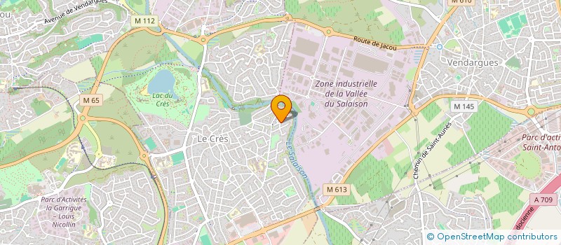 localisation de l'entreprise INDIVISION BENZINE-CAUVY à LE CRES