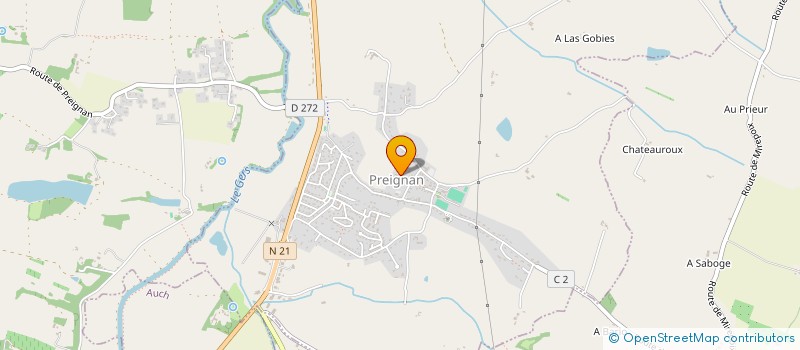 localisation de l'entreprise INDIVISION BEOUSTES-THORE  PREIGNAN