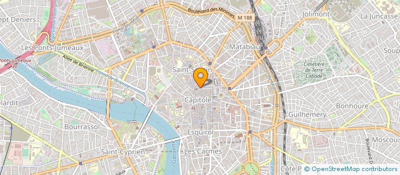localisation de l'entreprise INDIVISION BEPMALE GAULENE  TOULOUSE