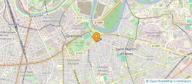 localisation de l'entreprise INDIVISION BERARD/LAFOREST  GRENOBLE