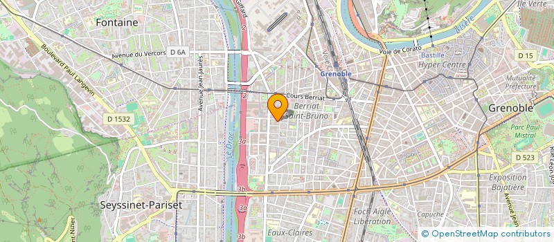 localisation de l'entreprise INDIVISION BERGER LAMOUR  GRENOBLE