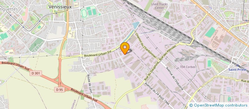 localisation de l'entreprise INDIVISION BERGER OLMO  VENISSIEUX