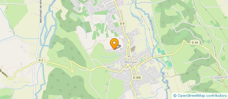 localisation de l'entreprise INDIVISION BERGEZ PASCAL  MONEIN