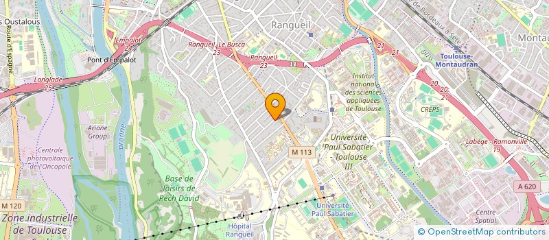 localisation de l'entreprise INDIVISION BERGOUGNOUX LECOEUR à TOULOUSE