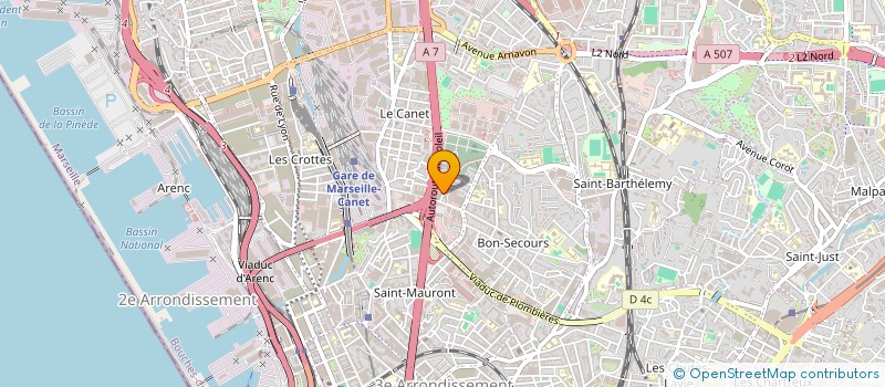 localisation de l'entreprise INDIVISION BERIOT DEVRED à MARSEILLE