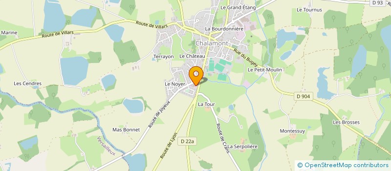 localisation de l'entreprise INDIVISION BERLIE à CHALAMONT