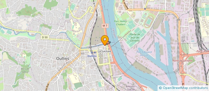 localisation de l'entreprise INDIVISION BERLIOZ ET NOUAILLE  OULLINS-PIERRE-BENITE