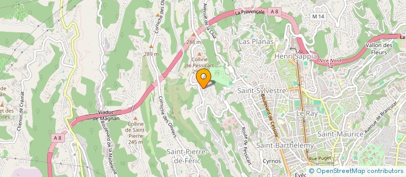 localisation de l'entreprise INDIVISION BERMOND à NICE