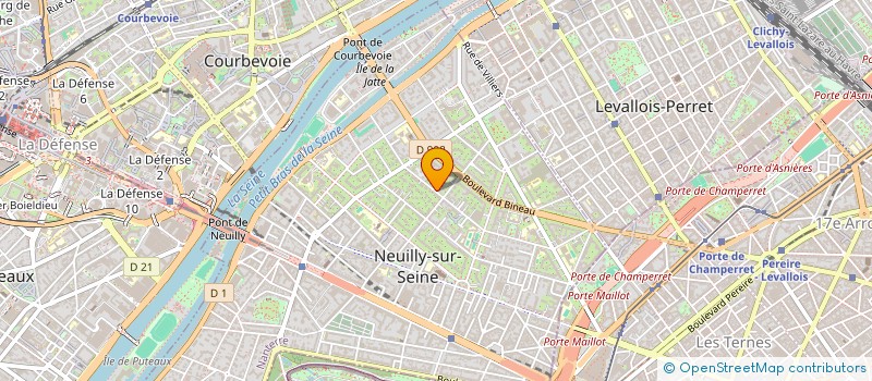 localisation de l'entreprise INDIVISION BERNADEAU PAUPE - FLORIO à NEUILLY-SUR-SEINE