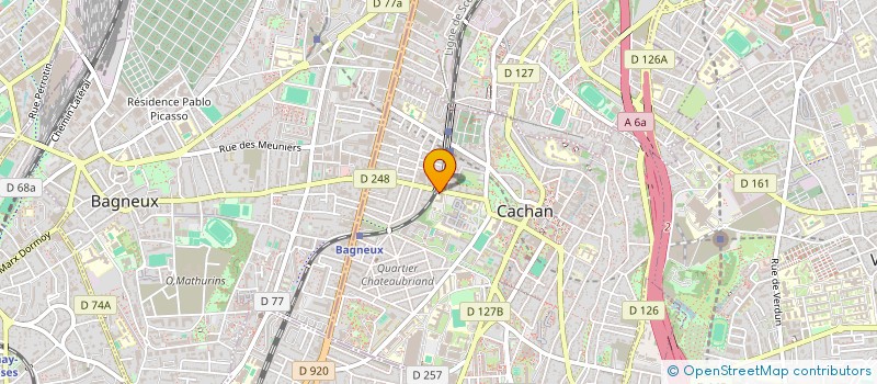 localisation de l'entreprise INDIVISION BERNADOU  CACHAN