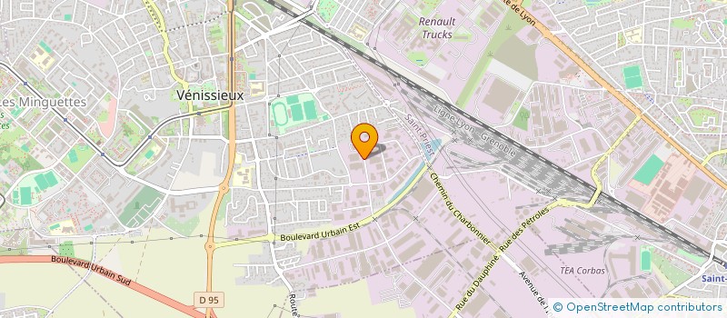 localisation de l'entreprise INDIVISION BERNARD  VENISSIEUX