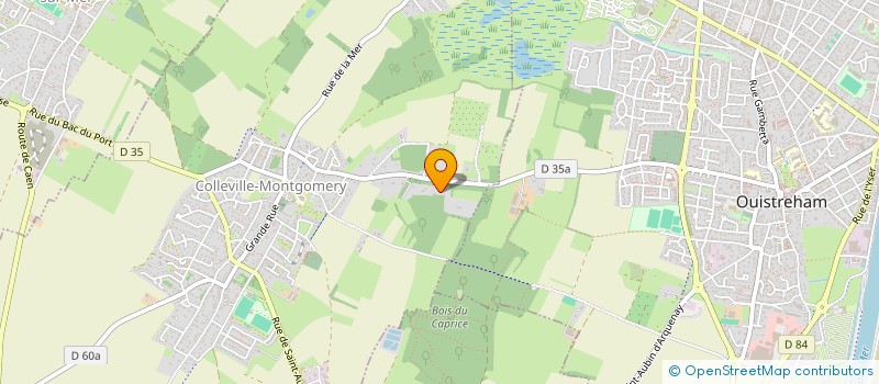 localisation de l'entreprise INDIVISION BERNARD  COLLEVILLE-MONTGOMERY