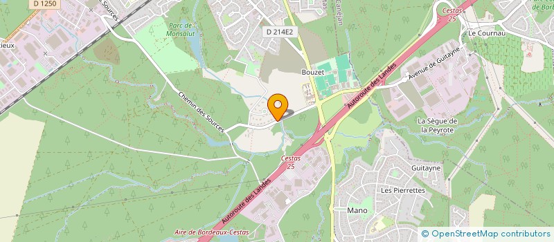 localisation de l'entreprise INDIVISION BERNARD  CESTAS