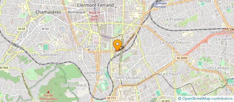 localisation de l'entreprise INDIVISION BERNARD  CLERMONT-FERRAND