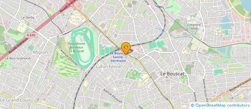 localisation de l'entreprise INDIVISION BERNARD-CANDEL  LE BOUSCAT