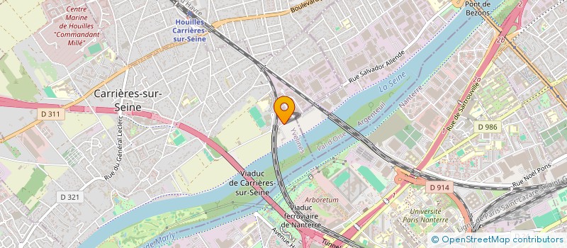 localisation de l'entreprise INDIVISION BERNARD CLOCHER à CARRIERES-SUR-SEINE