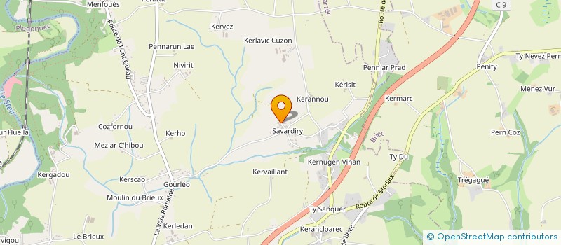 localisation de l'entreprise INDIVISION BERNARD CONSORTS  QUIMPER