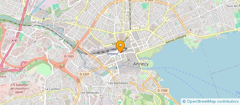 localisation de l'entreprise INDIVISION BERNARD FRANCOIS à ANNECY