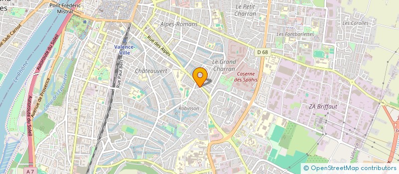 localisation de l'entreprise INDIVISION BERNIER BIAU à VALENCE