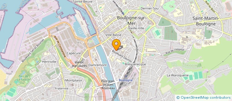 localisation de l'entreprise INDIVISION BERR à BOULOGNE-SUR-MER