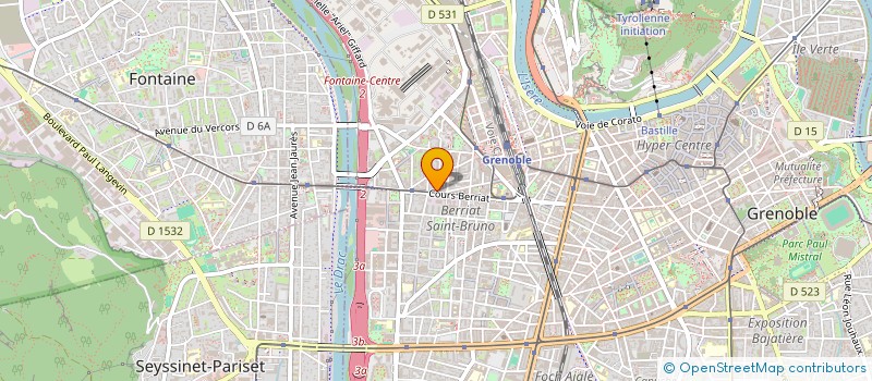 localisation de l'entreprise INDIVISION BERRIAT  GRENOBLE