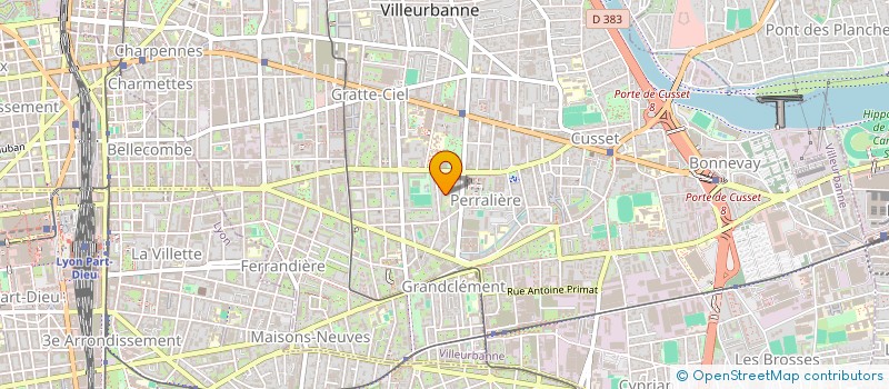 localisation de l'entreprise INDIVISION BERTAL SONIA ET BERTAL NADIA  VILLEURBANNE