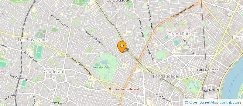 localisation de l'entreprise INDIVISION BERTEAUD-RENAULT  LE BOUSCAT