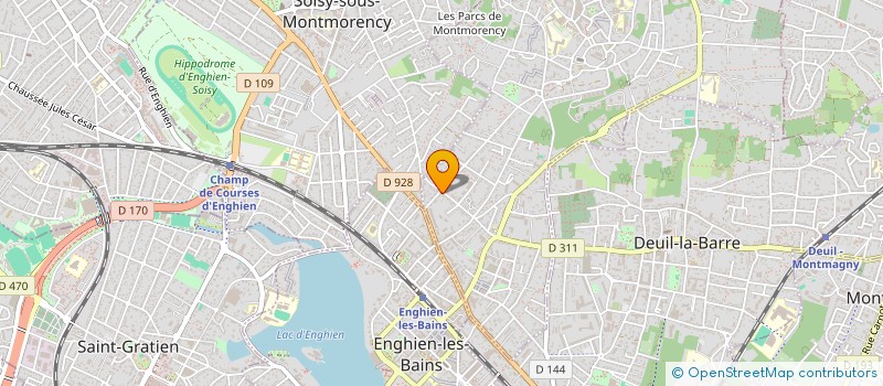 localisation de l'entreprise INDIVISION BERTHET-GRELIER  MONTMORENCY