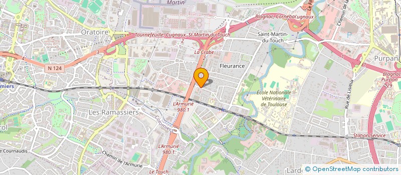 localisation de l'entreprise INDIVISION BERTHIER VANDAELE à TOULOUSE