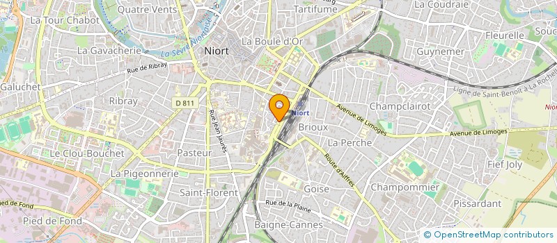 localisation de l'entreprise INDIVISION BERTHON BROSSARD  NIORT