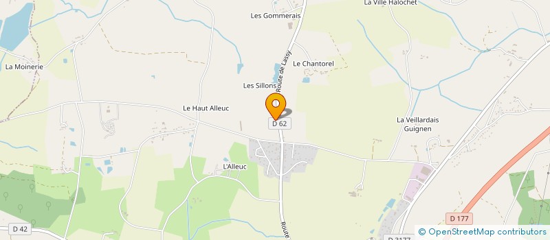 localisation de l'entreprise INDIVISION BERTIN  GUIGNEN