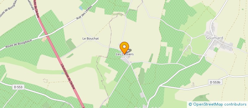 localisation de l'entreprise INDIVISION BERTIN ODILE à ST ANDELAIN
