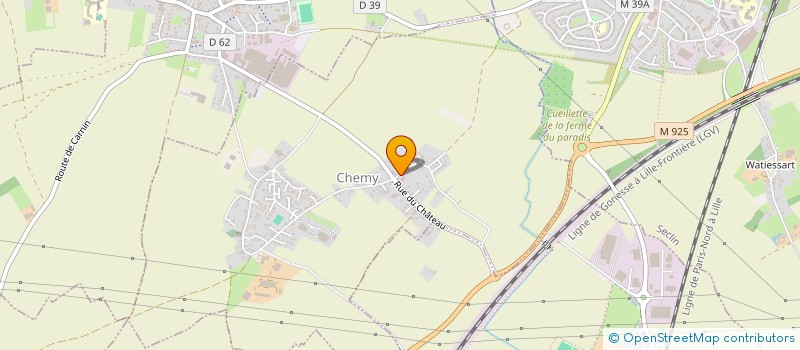 localisation de l'entreprise INDIVISION BERTON  CHEMY