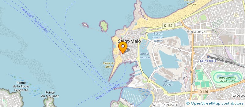 localisation de l'entreprise INDIVISION BERTONNIERE  SAINT-MALO